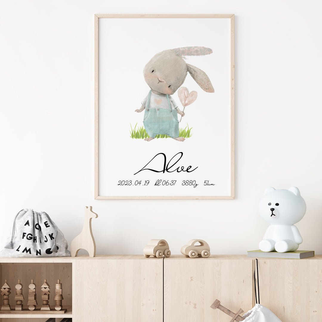 Namntavla Kanin - Dekortorget