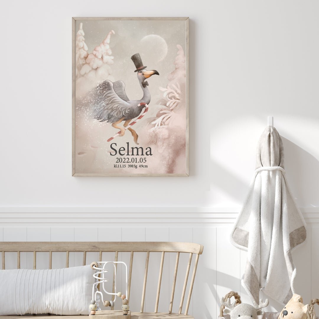 Namntavla Flying among trees - Dekortorget