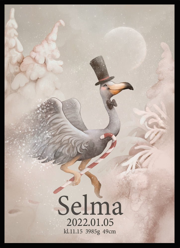 Namntavla Flying among trees - Dekortorget