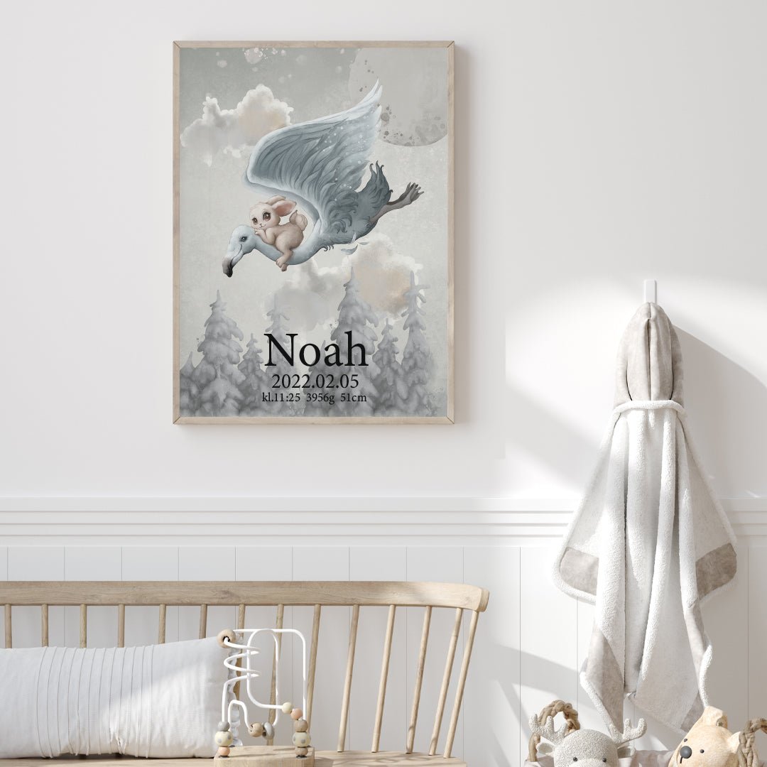 Namntavla Over the trees - Dekortorget