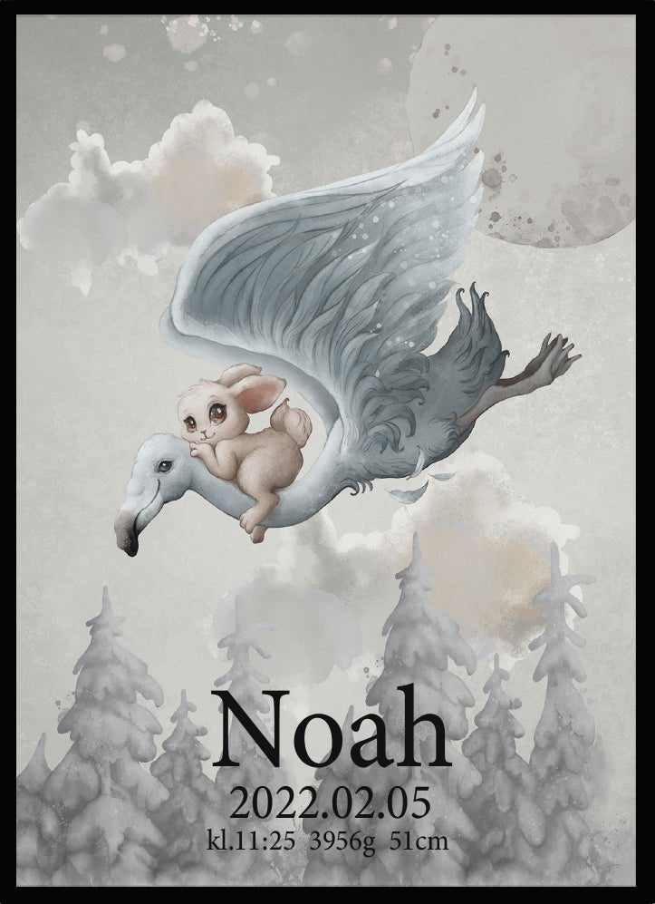 Namntavla Over the trees - Dekortorget