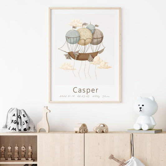 Namntavla Airship - Dekortorget