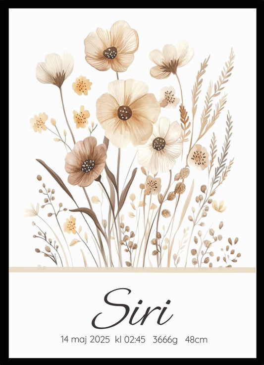 Namntavla Blomsteräng - Dekortorget
