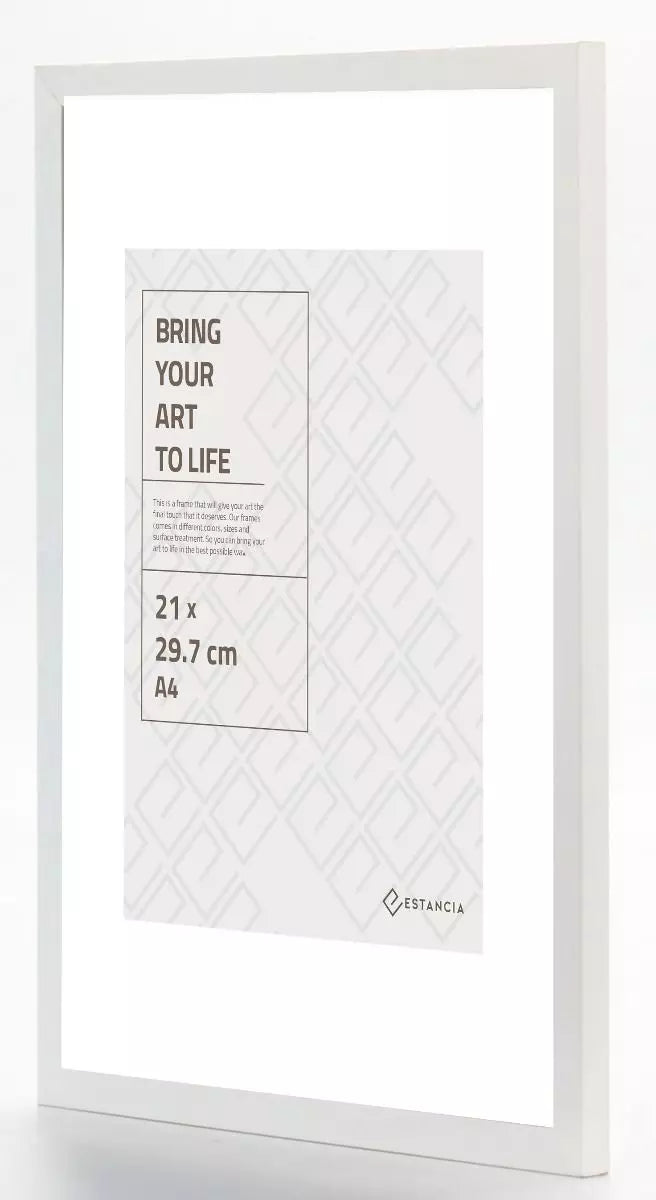 GALANT VIT med plexiglas 30x40