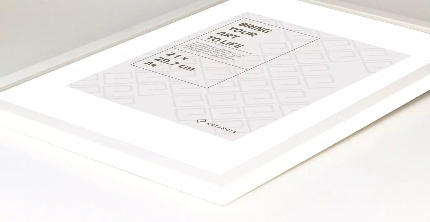 GALANT VIT med plexiglas 30x40 - Dekortorget