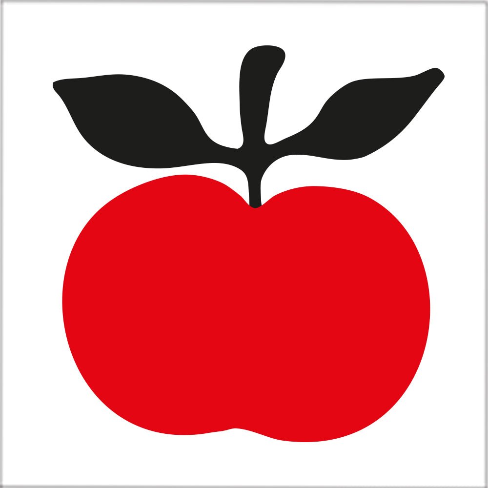 Kakeldekor röda äpplen - Dekortorget