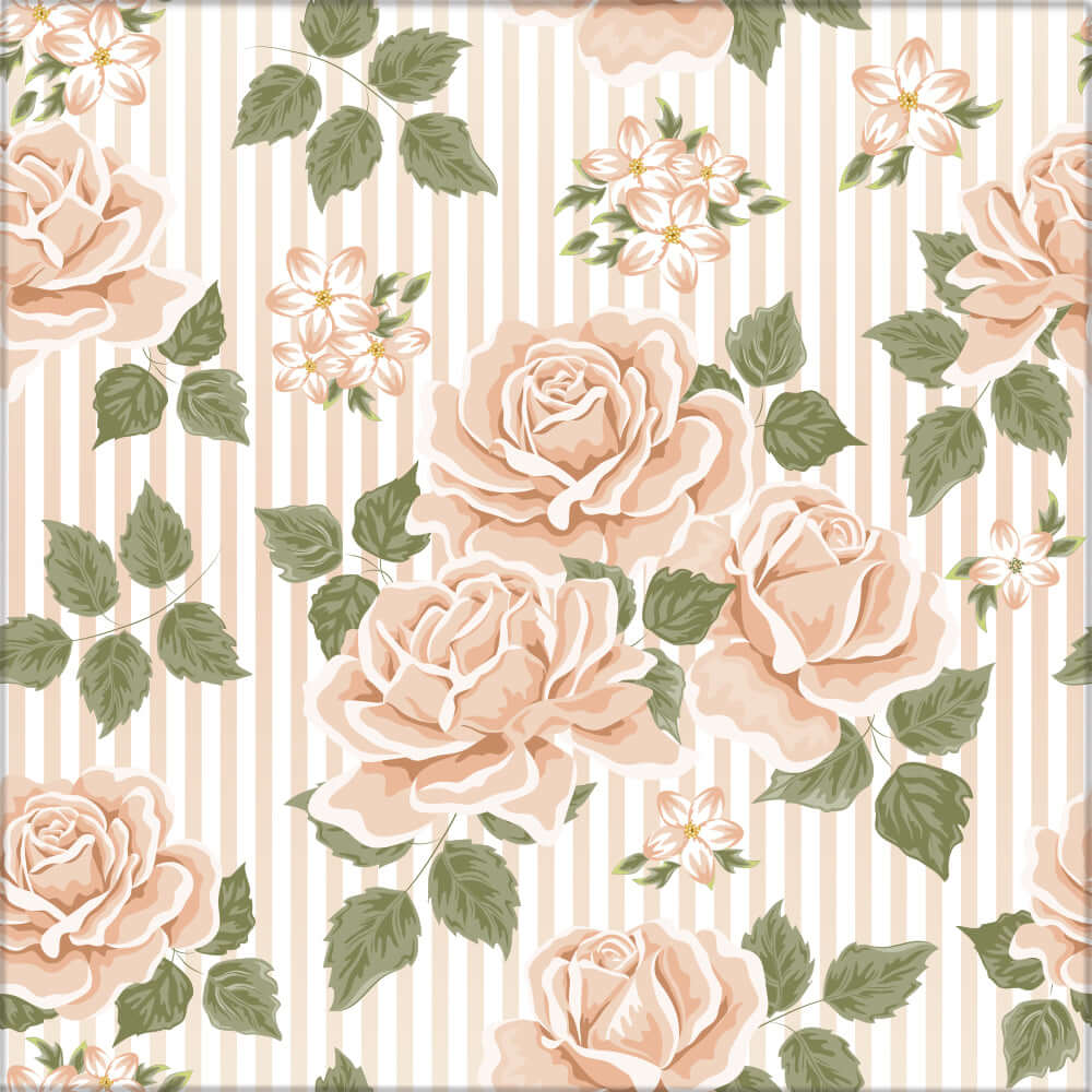 Kakeldekor rosor - Dekortorget