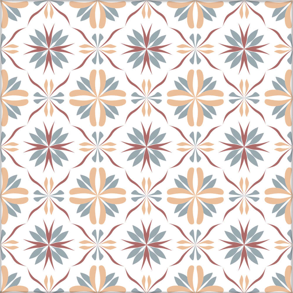 Kakeldekor marockansk aprikos - Dekortorget