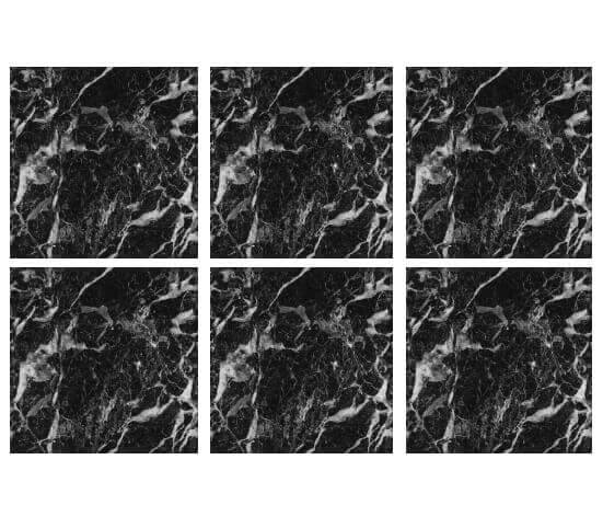 Kakeldekor marmor svart - Dekortorget