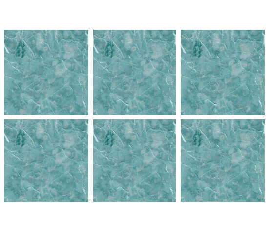 Kakeldekor marmor turkos - Dekortorget