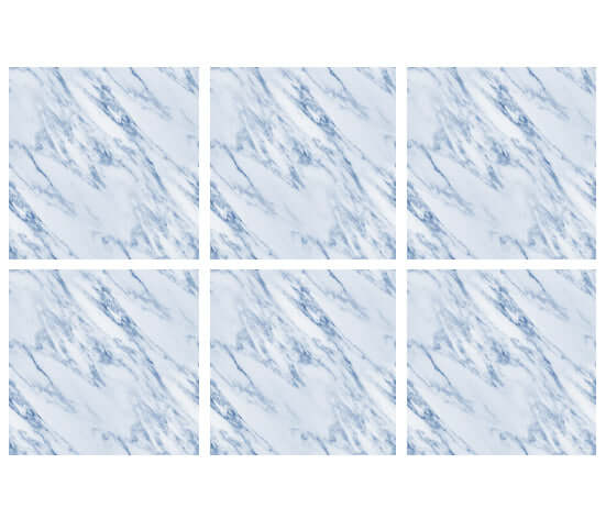Kakeldekor marmor ljusblå - Dekortorget