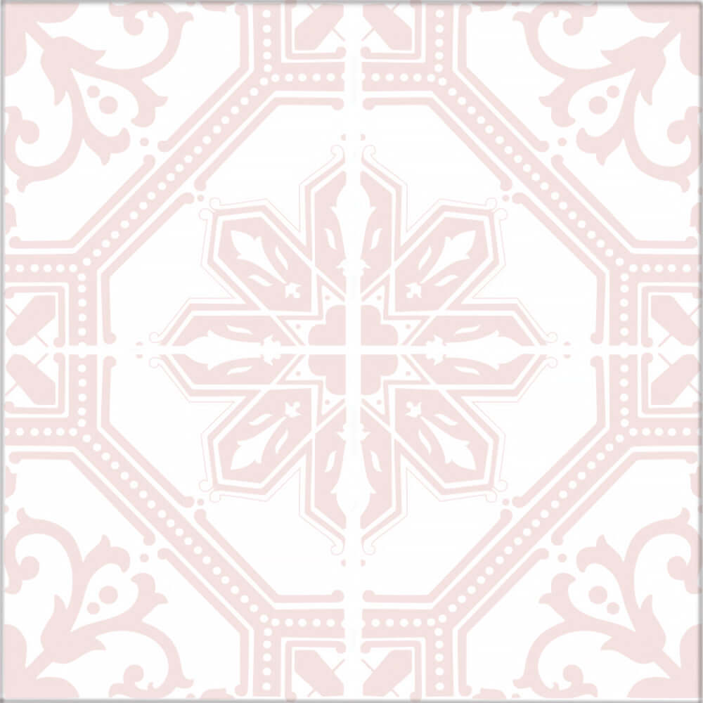 Kakeldekor marockansk 1 rosa