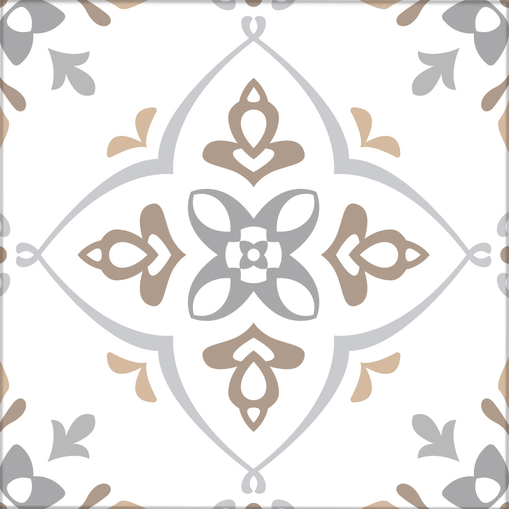 Kakeldekor vintage 7 beige
