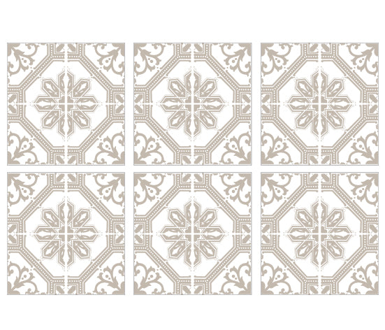 Kakeldekor marockansk 1 beige