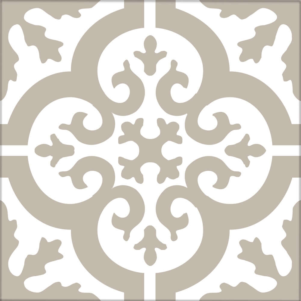 Kakeldekor marockansk 2 beige - Dekortorget