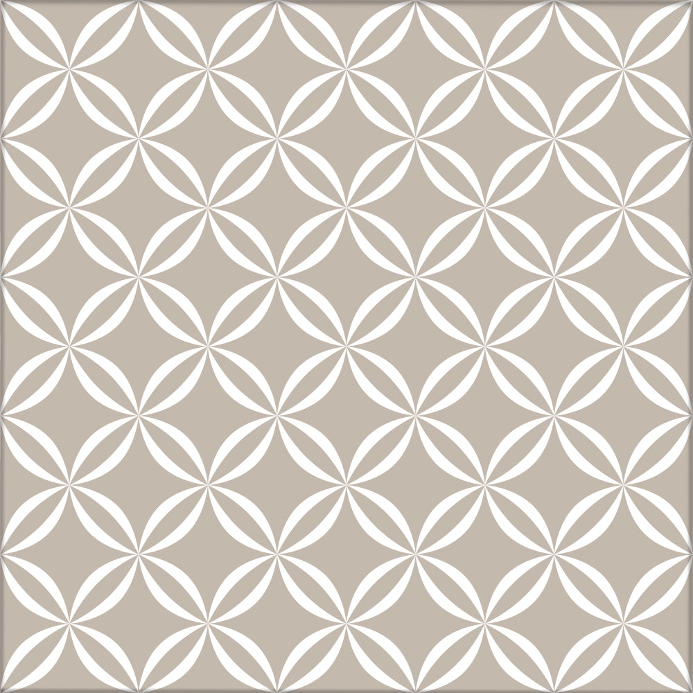 Kakeldekor abstrakt beige
