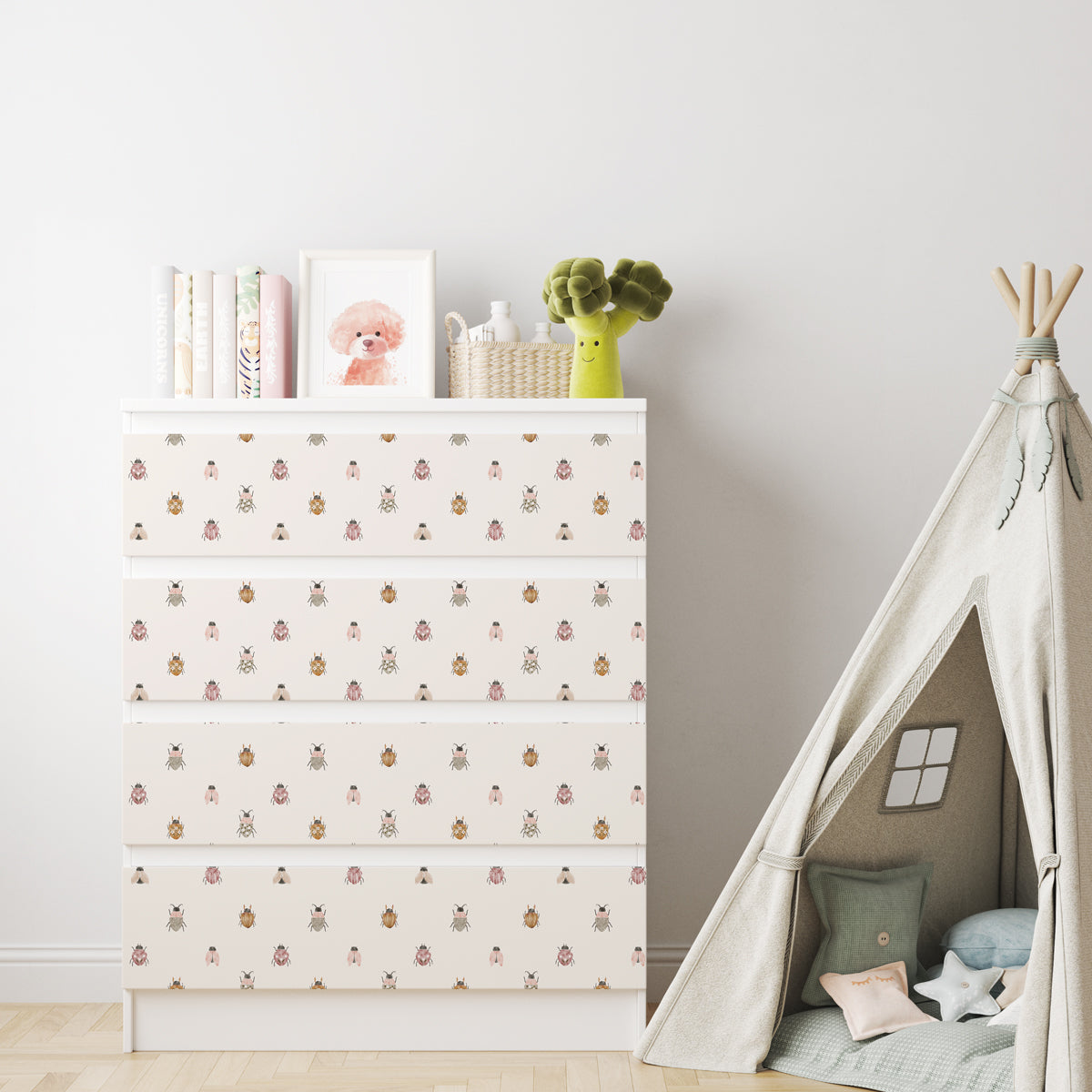 Dekorfolie till IKEA MALM – Småkryp