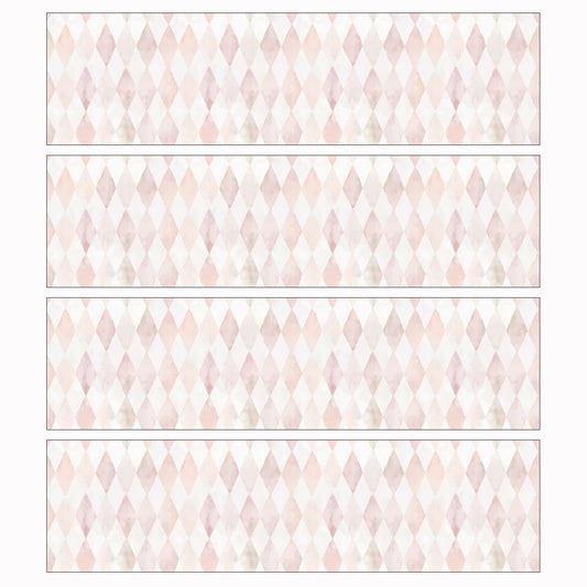 Dekorfolie till IKEA MALM – Rosa rutor