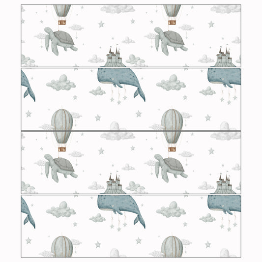 Dekorfolie till IKEA MALM –Luftballonger