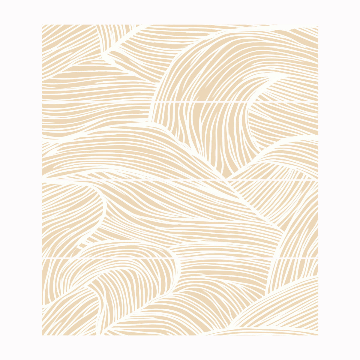 Dekorfolie till IKEA MALM – Beige linjer