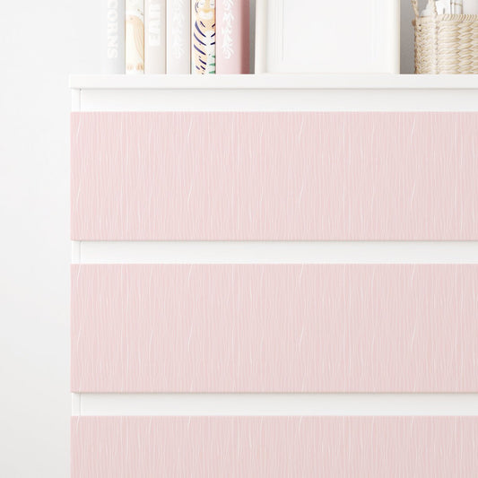 Dekorfolie till IKEA MALM – Rosa linjer