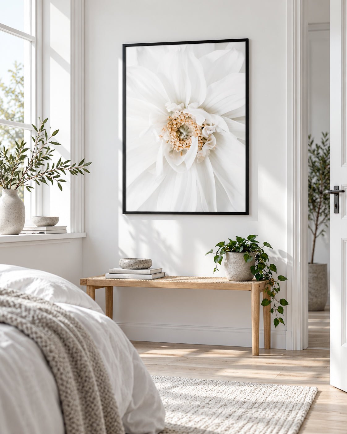 Poster White flower