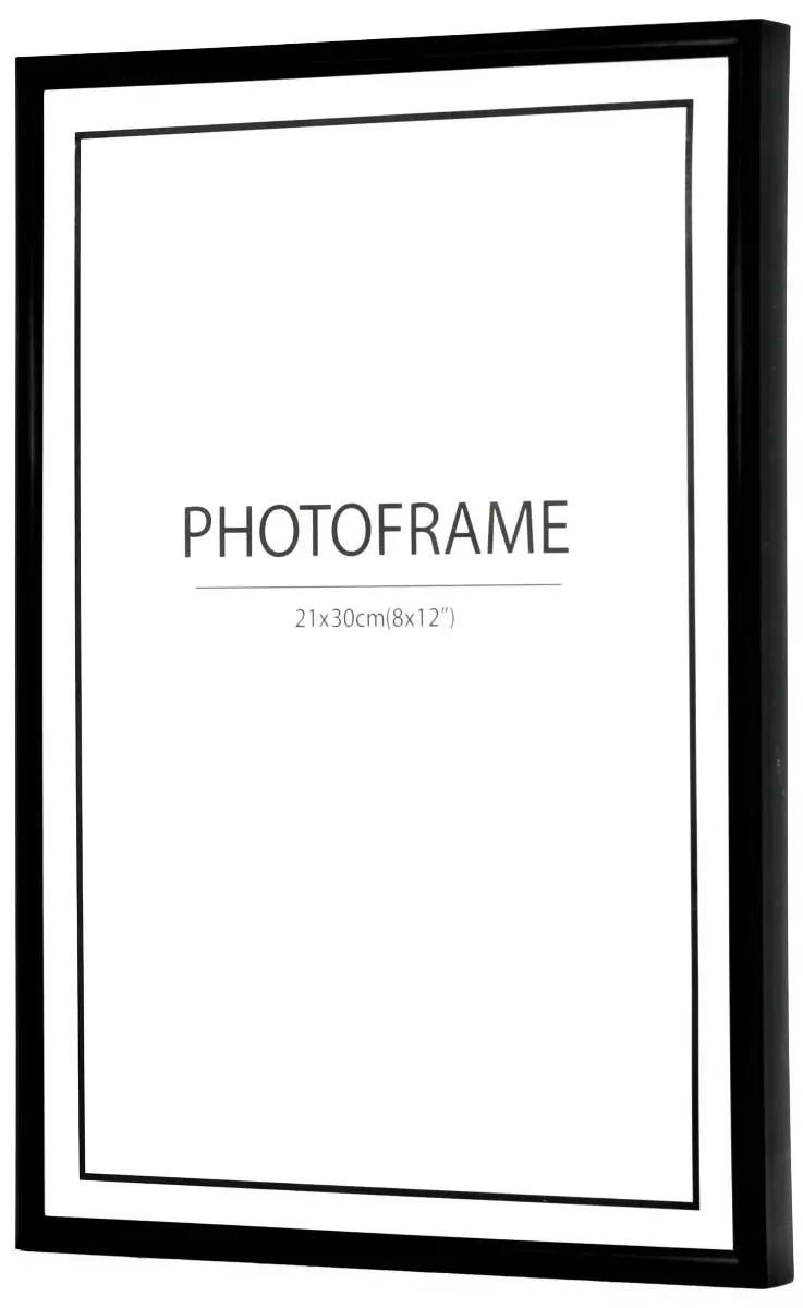 Victoria SVART med plexiglas A4 (21x30) - Dekortorget