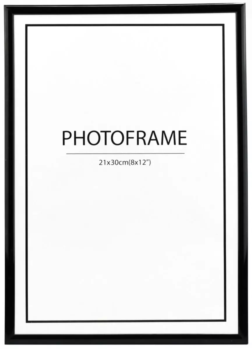 Victoria SVART med plexiglas A4 (21x30) - Dekortorget