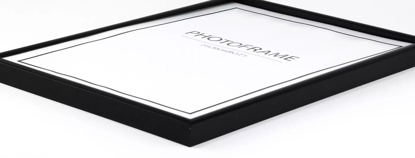 Victoria SVART med plexiglas A4 (21x30) - Dekortorget