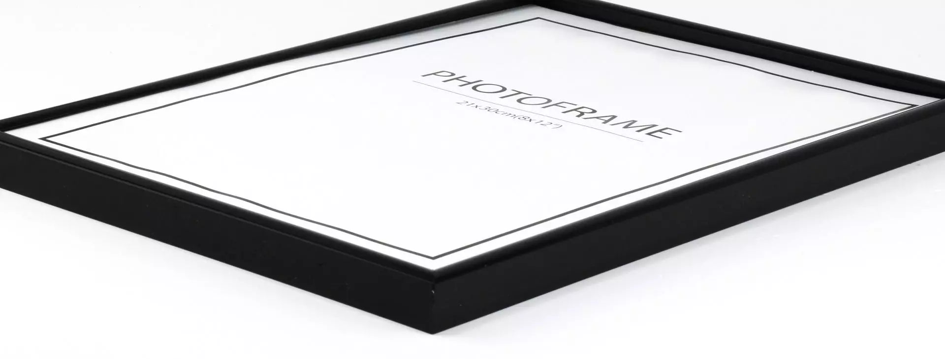 Victoria SVART med plexiglas A4 (21x30) - Dekortorget