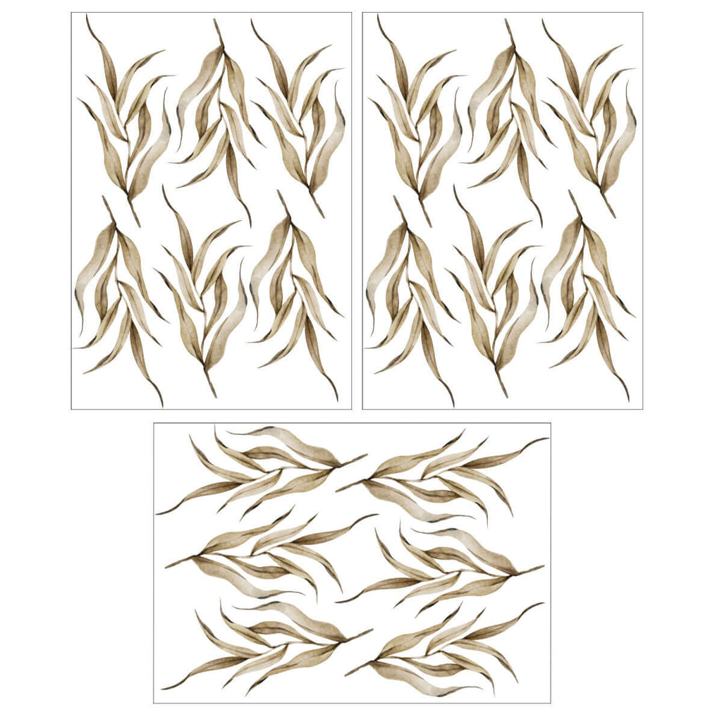 Väggdekor Blad beige